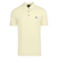 Casual Mens Pale Yellow Passenger Slim Fit S/s Polo Shirt 57003 by BOSS from Hurleys