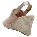 Womens Pink Suede Monica Jute Wedges 59510 by Toms from Hurleys