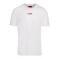 Mens White Durned_U211 S/s T Shirt 81015 by HUGO from Hurleys