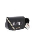 Womens Black Love Charm Small Cross Body Bag 26958 by Love Moschino from Hurleys