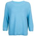 Casual Womens Turquoise Warrow Knitted Jumper 19203 by BOSS from Hurleys