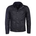 Mens Black Inlet Waxed Jacket 12288 by Barbour International from Hurleys