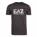 Mens Carbon Melange Train Visibility Pima S/s T Shirt 48261 by EA7 from Hurleys