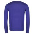 Mens Cobalt Blue Zebra Crew Neck Knitted Jumper 28773 by PS Paul Smith from Hurleys