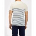 Mens Storm Blue Breton Stripe S/s Tee Shirt 10809 by Lyle & Scott from Hurleys