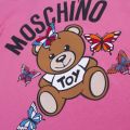 Girls Dark Pink Toy Butterfly Top & Shorts Set 58426 by Moschino from Hurleys