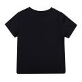 Boys Black Silver Toy S/s T Shirt 101268 by Moschino from Hurleys