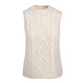 Womens Birch Viatlan Sleeveless Knitted Top 87068 by Vila from Hurleys