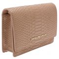 Womens Nude Croc Effect Clutch 19948 by Emporio Armani from Hurleys