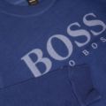 Casual Mens Bright Blue Wallker Crew Sweat Top 22018 by BOSS from Hurleys