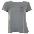 Womens Tribal Green Polly Plains Classic Pocket Top