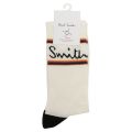 Mens White Logo Socks 110089 by PS Paul Smith from Hurleys
