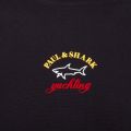 Mens Black Centre Logo Sweat Top 92318 by Paul And Shark from Hurleys