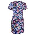 Womens Chalk Heart Printed Dress 10490 by Love Moschino from Hurleys