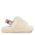 Kids Natural Fluff Yeah Slide Slippers (12-5) 94056 by UGG from Hurleys