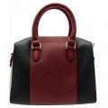 Womens Burgundy & Navy Colour Block Bowler Bag 59071 by Armani Jeans from Hurleys