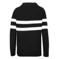 Womens Black Quayle Stripe Knitted Jumper 46692 by Barbour International from Hurleys