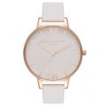 Womens Blush & Rose Gold Case Cuff Big Dial Watch 26033 by Olivia Burton from Hurleys