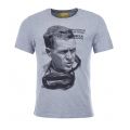 Steve McQueen™ Collection Mens Grey Marl Distance S/s T Shirt 12327 by Barbour Steve McQueen Collection from Hurleys