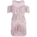 Womens Pink Mindy Frill Dress 21139 by Forever Unique from Hurleys