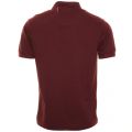 Mens Burgundy Classic Marl Regular Fit S/s Polo Shirt 73131 by Lacoste from Hurleys