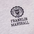 Mens Light Grey Melange Stripe Sleeve S/s Tee Shirt 7824 by Franklin + Marshall from Hurleys