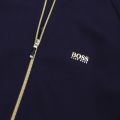 Athleisure Mens Navy/Gold Skaz Funnel Zip Through Sweat Top 80787 by BOSS from Hurleys