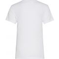 Womens Bright White Monogram Logo Regular Fit S/s T Shirt 77885 by Calvin Klein from Hurleys