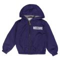 Boys Navy Toy Logo Hooded Zip Through Jacket 36112 by Moschino from Hurleys