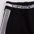 Boys Black Mesh Trim Sweat Shorts 57391 by Emporio Armani from Hurleys