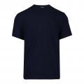 Mens Navy Text Logo S/s T Shirt 102879 by Lacoste from Hurleys