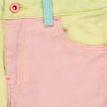 Girls Yellow Multi Patchwork Shorts 55746 by Billieblush from Hurleys