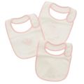 Baby Pink & White 3 Pack Bibs 11651 by Armani Junior from Hurleys