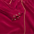 Womens Maroon Scallop Chain Silk Blouse 31116 by Michael Kors from Hurleys