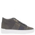 Mens Anthracite Tonic Leather Propulsion Mid Geo Trainer 40206 by Android Homme from Hurleys