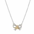 Womens Silver/Gold Gail Orb Bow Pendant Necklace 54487 by Vivienne Westwood from Hurleys