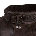 Mens Black Brown Trialmaster Panther Leather Jacket 73779 by Belstaff from Hurleys