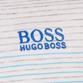 Mens White Paddy 3 Stripe S/s Polo Shirt 9543 by BOSS from Hurleys