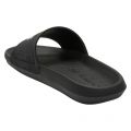 Mens Black/White Croco Slides 55707 by Lacoste from Hurleys