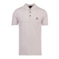 Casual Mens Light Grey Passenger Slim Fit S/s Polo Shirt 73657 by BOSS from Hurleys
