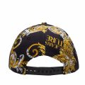 Mens Black Baroque Print Cap 80710 by Versace Jeans Couture from Hurleys