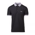Mens Black Paule Slim S/s Polo Shirt 103824 by BOSS from Hurleys