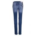 Versace Womens Indigo R.Swallow Lurex Skinny Jeans 72688 by Versace Jeans from Hurleys