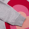 Womens Grey Marl Heart Sweat Top 35702 by PS Paul Smith from Hurleys