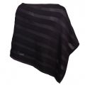 Womens Black Knitted Poncho
