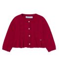 Infant Raspberry Jacquard Knitted Cardigan 91525 by Mayoral from Hurleys