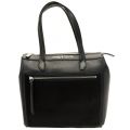 Womens Black Metallic Effect Shopper Bag 59109 by Armani Jeans from Hurleys