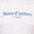 Womens White Ombre LA S/s T Shirt 107002 by Juicy Couture from Hurleys