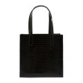 Womens Black Reptcon Croc Small Icon Bag 89302 by Ted Baker from Hurleys