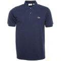 Mens Midnight Blue Classic Marl Regular Fit S/s Polo Shirt 73132 by Lacoste from Hurleys